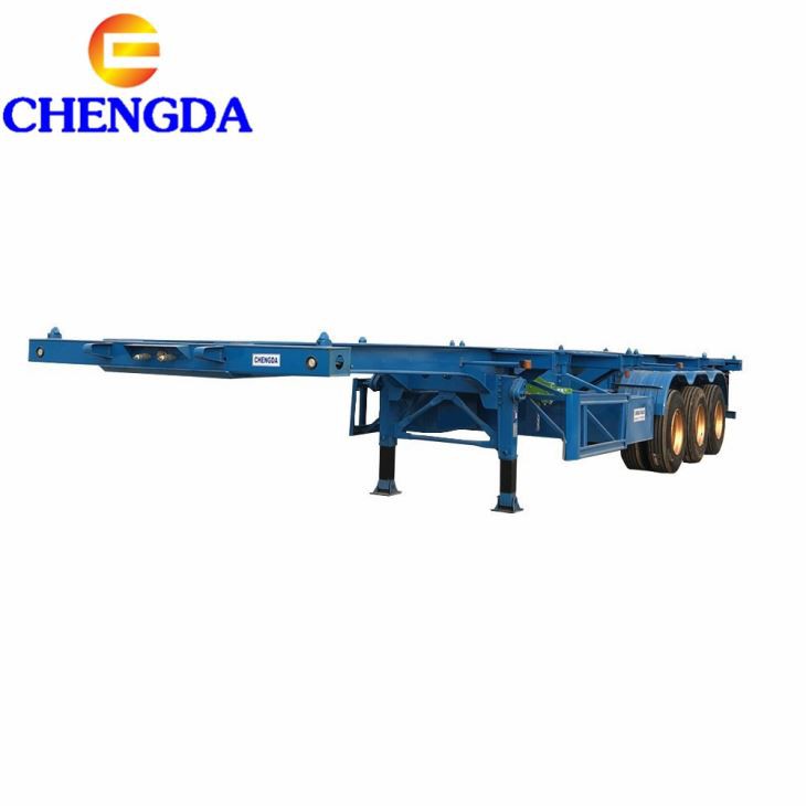 Africa Popular Low Price 20ft 40ft Container Chassisskeleton Semi Trailer Price