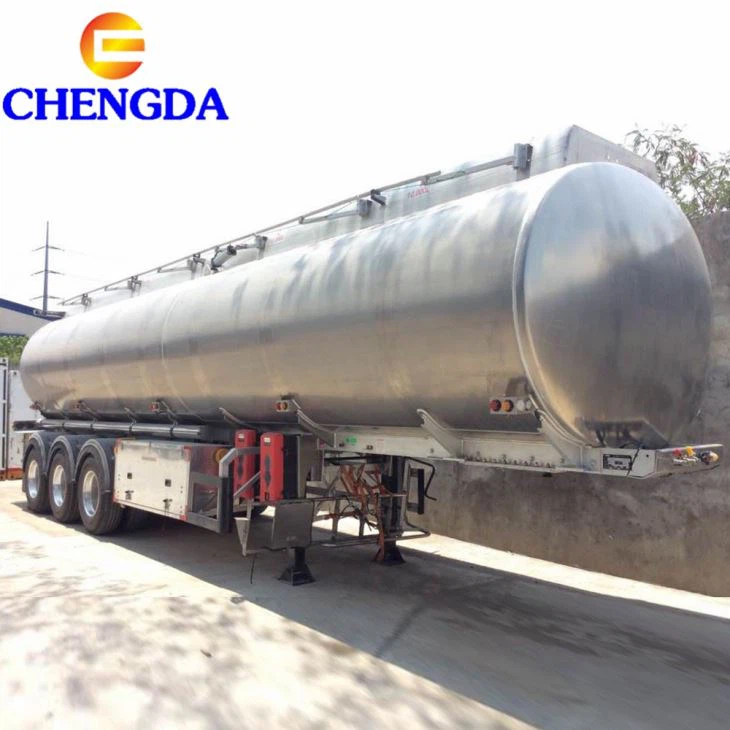 Aluminum Alloy Fuel Tank Semi Trailer