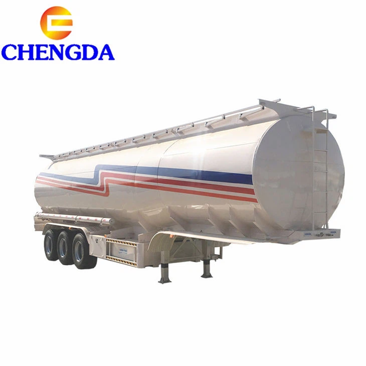 CIMC 3 Axle 3 Silos 5 Compartments 45000L Refulling Oil Tanker Truck Trailer