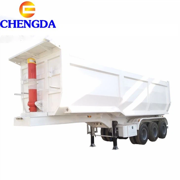 High Quality 8 To 10m Rear-Turn Type Dump Trailer