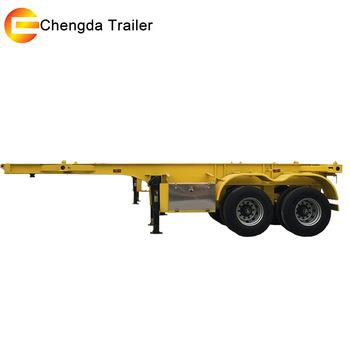 2 Axle 20ft Skeleton Contianer Trailer For Philippines