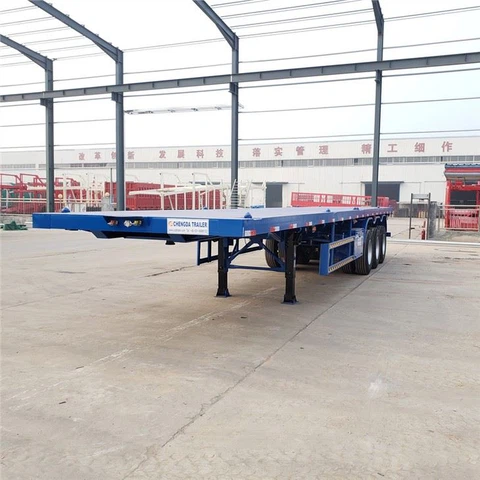 3 Axle Flatbed Semi Trailers