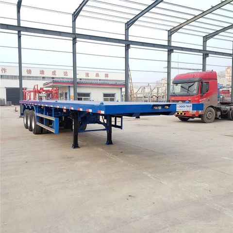 3 Axle Flatbed Semi Trailers