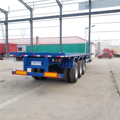 3 Axle Flatbed Semi Trailers