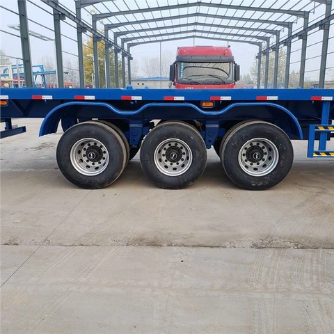 3 Axle Flatbed Semi Trailers