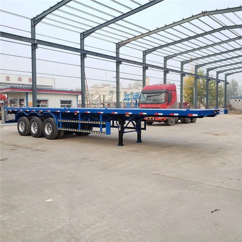 3 Axle Flatbed Semi Trailers