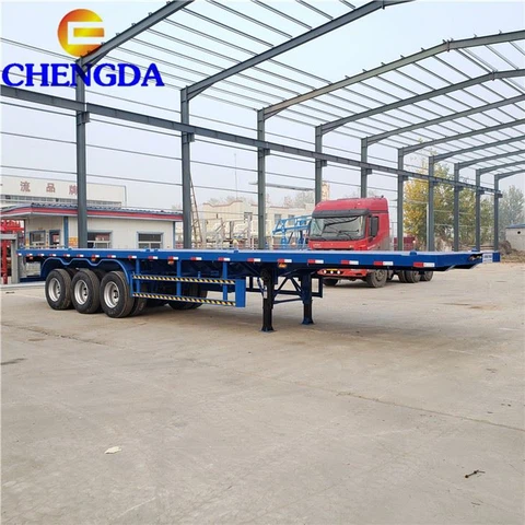 3 Axle Flatbed Semi Trailers