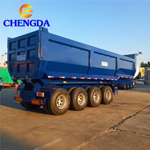 4 Axles Dump Semi Trailers