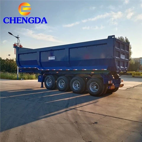 4 Axles Dump Semi Trailers