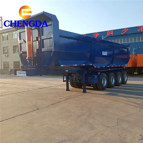4 Axles Dump Semi Trailers