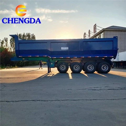 4 Axles Dump Semi Trailers