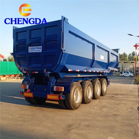 4 Axles Dump Semi Trailers