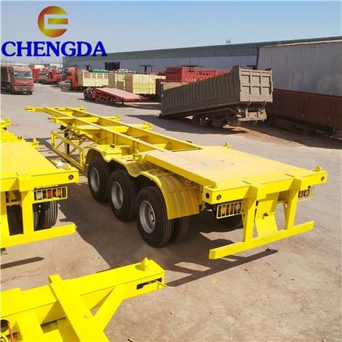 20ft 40ft Chassis Semi Trailer