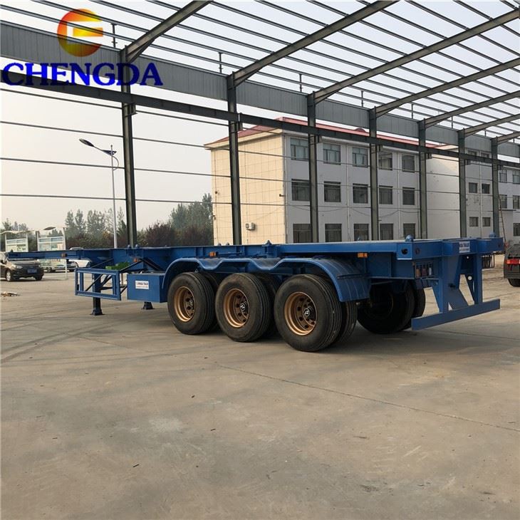 Tri Axle 20ft Container Chassis Trailer