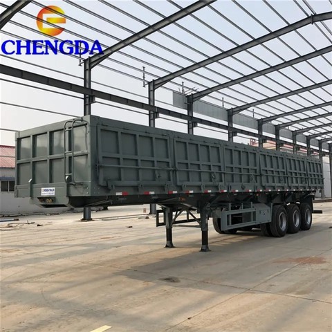 3 Axle Side Dump Semi Trailer