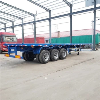 3 Axle 45 Foot Flatbed Trailer