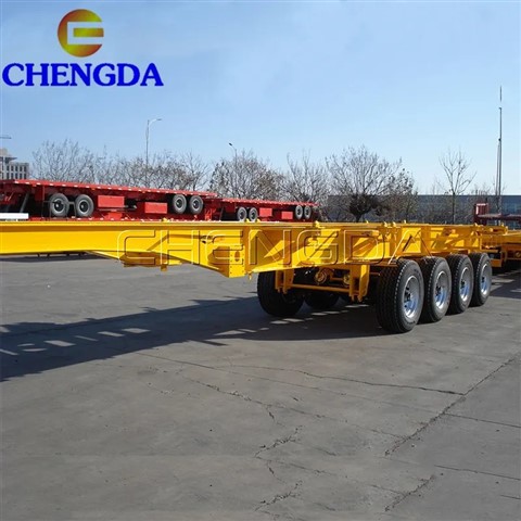 4 Axle 53ft Flatbed Trailer